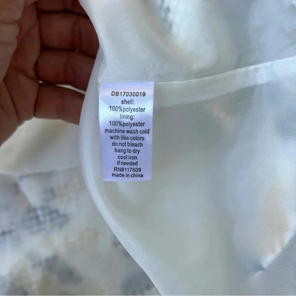 Cottagecore Print Textured A-Line Fit & Flare Classic Pleated Lined Midi Skirt M - Picture 6 of 6